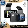 "Auto DVR 3.0 ""4k ips Dashcam Wifi GPS Dual Lens Dash Cam Auto Kamera Video recorder 24h Park monitor"