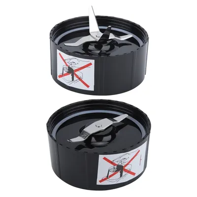 2 Stück Kreuz-und Flachklingen-Entsafter halter Klingen mischer passen für Magic Bullet 250w