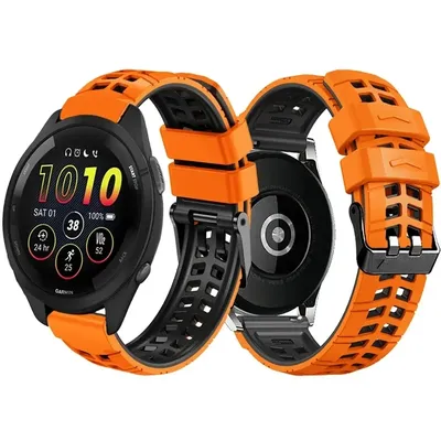 Neues 22mm Silikon band für Garmin Vorläufer 265 255 Musik Armbänder Uhren armbänder für Garmin Vivo active 4 Venu 2 45mm Armband