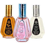 Yara Qaed Al Fursan & Hayaati - EDP 50ML (1.7 OZ) by Ard Al Zaafaran MINI (Travel Size) Perfumes Collection Perfumes for Men & Women. (ICONIC BUNDLE)