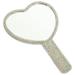 Outdoor Decor Diamond Makeup Mirror Heart for Wall Salon Vanity Accessories Desk Decorations Hairdressing Miss Girl