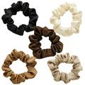 Women s girls hair roll soft satin sleep roll large sleep roll with elastic hair band suitable for thick and thin curly hair