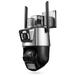 Kkewar Wifi Camera Camera Wifi Camera Dual Lens Camera Security Camera Wireless Camera For Outdoor Indoor(US Plug)