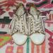 Michael Kors Shoes | Michael Kors Gold And Cream Mk Sneakers Size 6.5 | Color: Cream/Gold | Size: 6.5