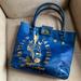 Disney Bags | Disney Pirates Of The Caribbean Dead Men Tell No Tales Tote Bag | Color: Blue/Gold | Size: Os