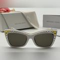 Michael Kors Accessories | Michael Kors White Gold Crystal Cat Eye Sunglasses | Color: White | Size: Os