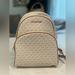 Michael Kors Bags | Michael Kors - Abbey - Mini Backpack | Color: Brown/Cream | Size: Os