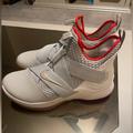 Nike Shoes | Lebron Soldier Xii Size: 11.5 | Color: Gray/Red | Size: 11.5