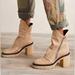 Free People Shoes | New Free People Nude Jack Zip Ankle Leather Boots Eu39.5 Sz 9 | Color: Pink/Tan | Size: 9