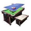 7 FT Multi Games Table Billiards Green Air Hockey Table Tennis Dining Table - Mattew