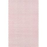 Pink 66 x 42 x 0.4 in Area Rug - Foundry Select Kensington Area Rug Cotton | 66 H x 42 W x 0.4 D in | Wayfair 185E8B57EAE9474EBBEAFD51C4A7D486