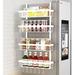 Prep & Savour Spice Rack, Magnetic Spice Rack For Refrigerator, 4 Tier Magnetic Shelf w/ Super Strong Magnetic | 28.5 H x 14.96 W x 3.9 D in | Wayfair