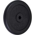 Scsports - Disque de Poids - 25 kg 30/31 mm Fonte en Noir - Plaque d'Haltères Équipement de Gym