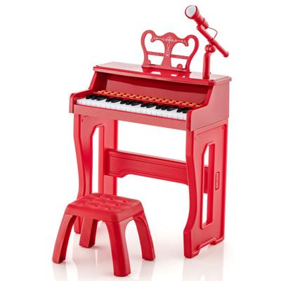 Costway 37 Keys Music Piano with Microphone Kids P...