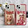Bratz Girl Phone Case per IPhone 14 Plus 13 12 Mini 11 Pro Max 8 7 Plus Xs X Xr Silicone Anger Eyes
