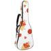 OWNTA Strawberry Chocolate Love Heart Cherry Pattern Premium Waterproof Oxford Cloth Guitar Bag - 42.9x16.9x4.7 inches Superior Protection for Your Instrument