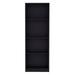 Bookcase Benzoni, Office, Black,High quality and durable