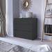 Dresser Maldus, Three drawers, Black Wengue Finish,High quality and durable