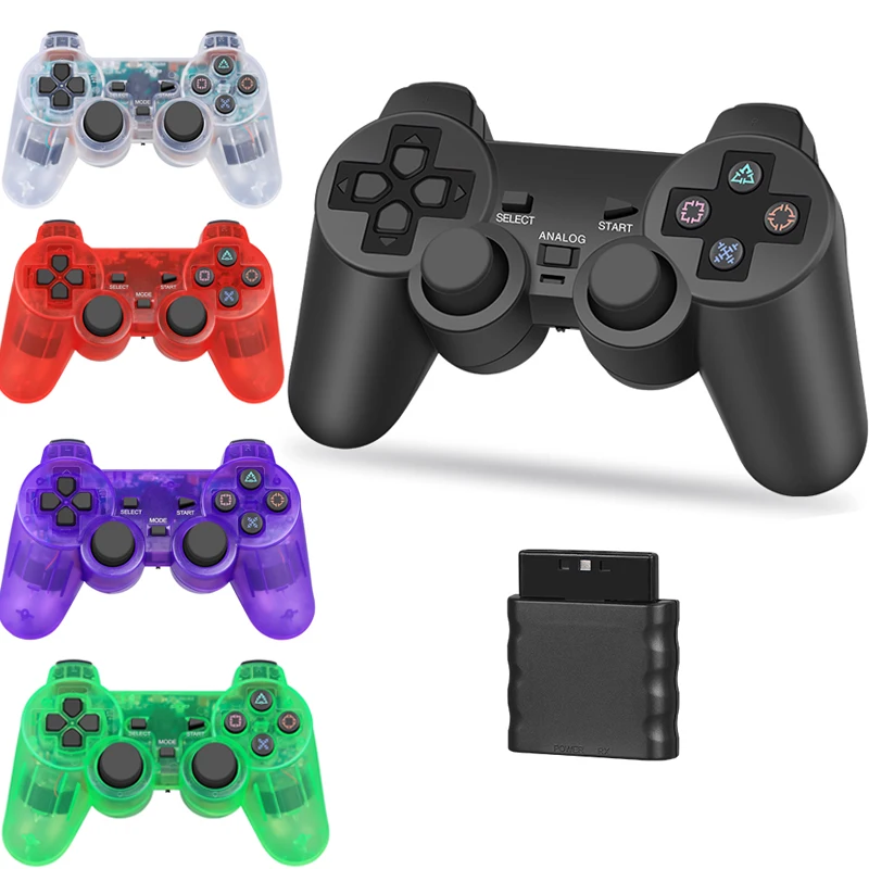 Wireless Gamepad für Sony PS2-Controller für Playstation 2 Konsole Joystick Doppel vibrations schock Joypad USB-PC-Spiels teuerung