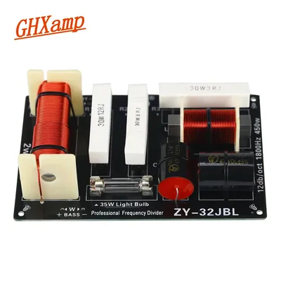 GHXAMP 450 watt Lautsprecher Crossover 1,8 khz Hochtöner Bass 2 Weg teiler 4-8Ohm Zwei Weg Bühne Lautsprecher Gewidmet Frequenz Teiler 1 stück Image