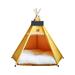 asjyhkr Dog Teepee Pet Dog Cat Tent Teepee with Thick Cushion Washable Pet Tent Teepee Dog Bed Cat House