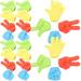 24Pcs Adorable Finger Shaped Erasers Portable Small Erasers Novelty Kids Erasers Students Gifts