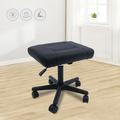 SHZICMY Adjustable Office Foot Rest Under Desk Foot Stool Footrest Ergonomic with Wheels Height Adjustable Rolling Leg Rest