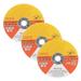 3Pcs 75Mm Circular Resin Saw Blade Grinding Wheel Cutting Disc For Angle Grinder