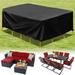 Patio Furniture Set Cover Waterproof Heavy Duty Funiture Covers for Outdoor Sectional Sofa Set Wicker Rattan Table S