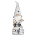 Roman Giftware Inc. Garden Collection Gnome with Bee Hive Statue 13.75 H Decorative Garden Gift Home Outdoor Decor