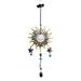 Betiyuaoe wind chime special design sounds of spring Decorations Wrought Wind Chimes Solar Wind Chime Lights Balcony Creative Wind Chimes Sun Hangings Decorations And Hangings Bronze One Size