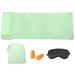 Uxcell 82.6x71 inch Sleeping Bag Liner Travel Hotel Camping Sleep Sheet Sack Set for Backpacking Light Green