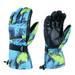 Baberdicy Gloves Snowboard Women Snow Gloves Warm Gloves Fits Touchscreen Men Breathable Gloves Both Ski Winter Gloves Gloves for Cold Weather Blue