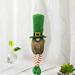 XIXISTARYY 1PCS St. Patrick s Day Spring Gift Room Plush Faceless Doll Decorations Present st patrick shamrock