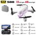 Drones for Kids Drone With 4K HD FPV Camera Remote Control Toys Gifts For Boys Girls With Altitude Hold Headless Mode Start Speed Adjustment White Great Birthday Gift for Boys and Girls White