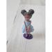 Disney Toys | Disney Pigtail Bun Girl Mini Blue Dress Toy Figure | Color: Blue | Size: Osg