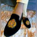 Ralph Lauren Shoes | Authentic Ralph Lauren Loafer Slipper Shoes | Color: Black/Gold | Size: Various