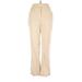 Rafaella Dress Pants - High Rise Flared Leg Boyfriend: Tan Bottoms - Women's Size 14