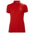 Helly Hansen HEL66|#Helly Women W Crewline Polo Top - Red, XS