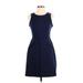 Old Navy Casual Dress - A-Line Crew Neck Sleeveless: Blue Print Dresses - Women's Size X-Small