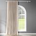Alcott Hill® Aldreda Extra Wide Room Darkening Curtains for Living Room - Bedroom Curtains for Large Window Single Panel Synthetic in White | Wayfair