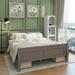 Alcott Hill® Size Wood Platform Bed w/ 4 Drawers & Streamlined Headboard & Footboard Wood in Gray | Queen | Wayfair