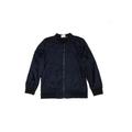 Nautica Denim Jacket: Blue Solid Jackets & Outerwear - Kids Girl's Size 7