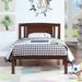 Twin Size Bed, Wood Platform Bed Frame with Headboard For Kids