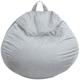 Pouf poire gris 120 x 100 cm