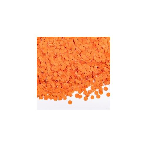 Konfetti Papier orange 100g