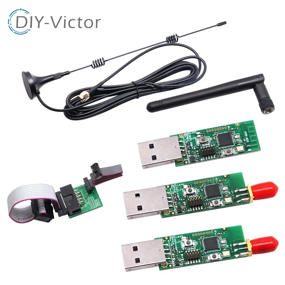 Wireless Zigbee CC2540 CC2531 Sniffer Bare Board Paket Protokoll Analysator Modul USB Schnittstelle Dongle Capture Paket Modul Image