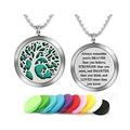 Essential Oil Necklace Diffuser Tree of Life Necklace Pendant