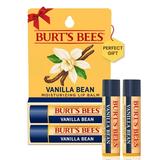 Burt S Bees Lip Balm Stocking Stuffers Moisturizing Lip Care Christmas Gifts Vanilla Bean 100% Natural (2-Pack)
