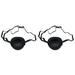 2 Pieces Pirate Eye Patch Lazy Kids Patches for Adults Blindfold Black Adjustable Single Mask Child